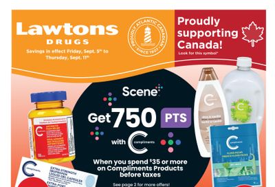 Lawtons Drugs Flyer September 5 to 11