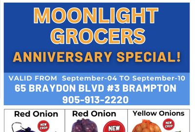 Moonlight Grocers Flyer September 4 to 10