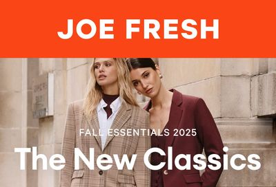 Joe Fresh Flyer September 4 to 10