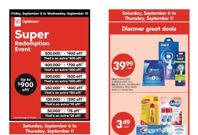 Shoppers Drug Mart (Atlantic) Flyer September 6 to 11