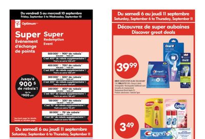 Pharmaprix Flyer September 6 to 11