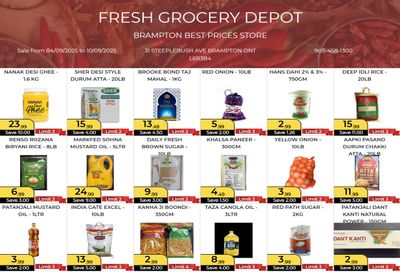 Fresh Grocery Depot Flyer September 4 to 10