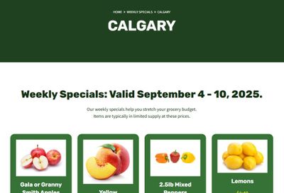H&W Produce Flyer September 4 to 10