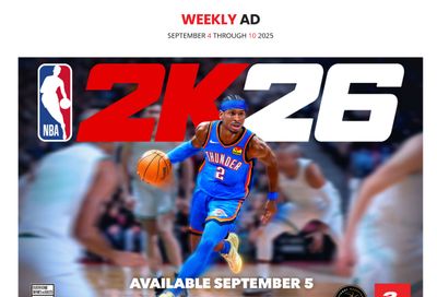 EB Games Flyer September 4 to 10