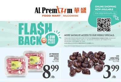 Al Premium Food Mart (McCowan) Flyer September 4 to 10