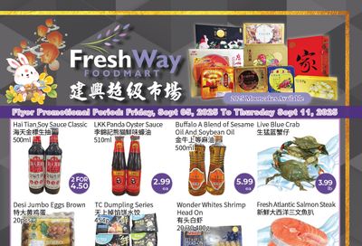 FreshWay Foodmart Flyer September 5 to 11