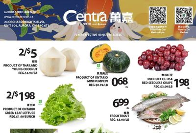 Centra Foods (Aurora) Flyer September 5 to 11