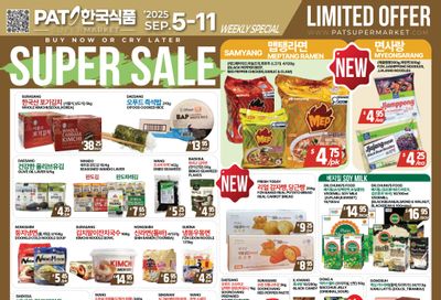 PAT Mart Flyer September 5 to 11