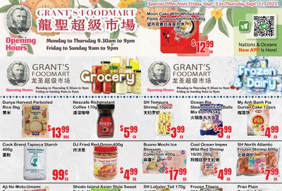 Grant's Food Mart Flyer September 5 to 11