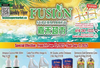Fusion Supermarket (Scarborough) Flyer September 5 to 11