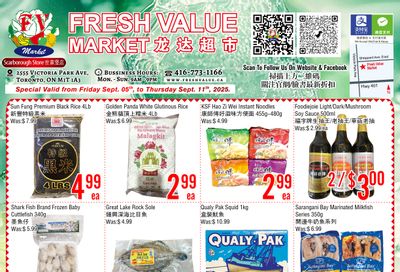 Fresh Value (Scarborough) Flyer September 5 to 11