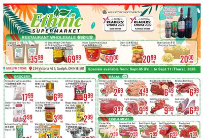 Ethnic Supermarket (Guelph) Flyer September 5 to 11