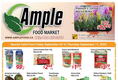 Ample Food Market (Brampton) Flyer September 5 to 11