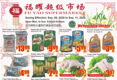 Fu Yao Supermarket Flyer September 5 to 11
