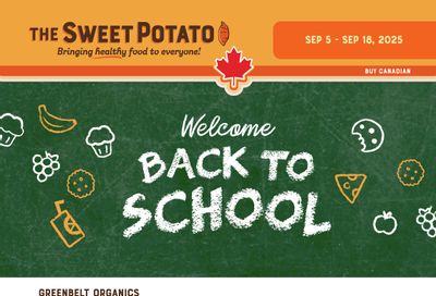 The Sweet Potato Flyer September 5 to 18