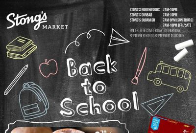 Stong's Market Flyer September 5 to 18
