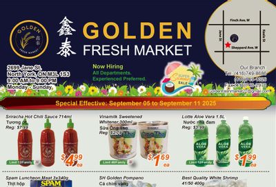 Golden Fresh Market Flyer September 5 to 11
