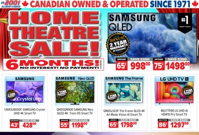 2001 Audio Video Flyer September 5 to 11