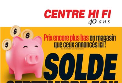 Centre Hi-Fi Flyer September 5 to 11