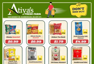 Atiya's Fresh Farm Flyer September 5 to 11