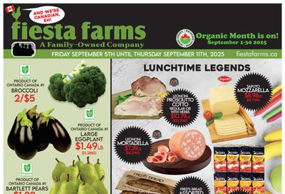 Fiesta Farms Flyer September 5 to 11