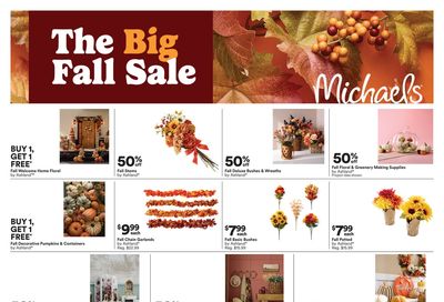 Michael's Flyer September 5 to 11