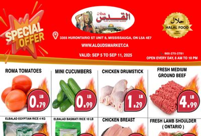 Al-Quds Supermarket Flyer September 5 to 11