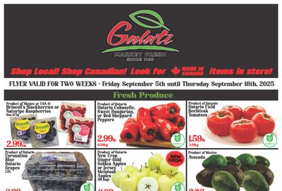 Galati Market Fresh Flyer September 5 to 18