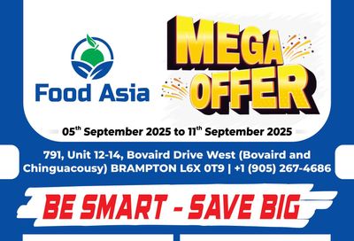 FoodAsia Flyer September 5 to 11