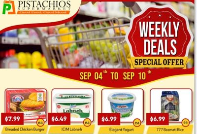 Pistachios Supermarket Flyer September 4 to 10