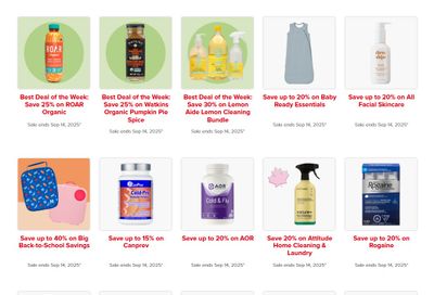 Well.ca Weekly Sales September 8 to 14