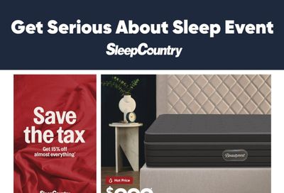 Sleep Country Flyer September 9 to 16