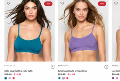 La Senza Canada: $10 off Items $39.95+ Clearance up to 70% off