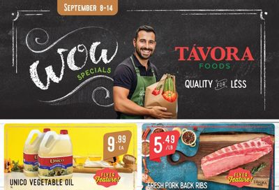 Tavora Foods Flyer September 8 to 14