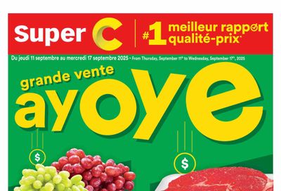 Super C Flyer September 11 to 17