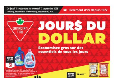 Canadian Tire (QC) Flyer September 11 to 17