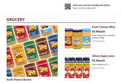 Kudrinko's Flyer September 9 to 22