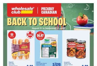 Wholesale Club (ON) Flyer August 21 to September 17