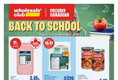 Wholesale Club (Atlantic) Flyer August 21 to September 17