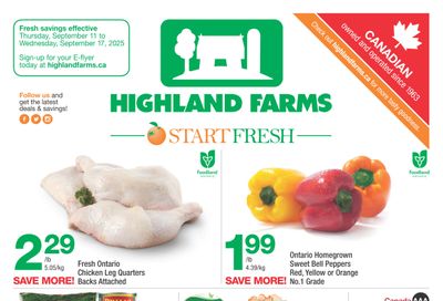 Highland Farms Flyer September 11 to 17