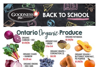 Goodness Me Flyer September 10 to 16