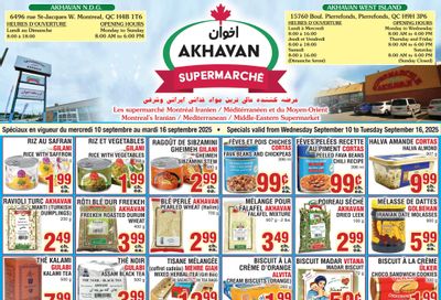 Akhavan Supermarche Flyer September 10 to 16