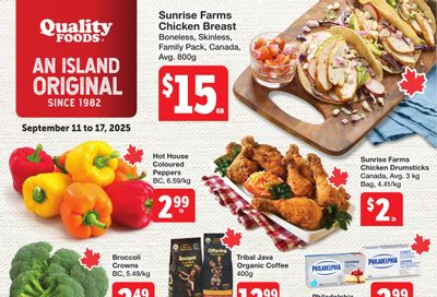 Quality Foods Flyer September 11 to 17
