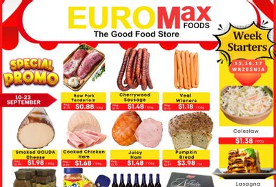 EuroMax Foods Bi-Weekly Flyer September 10 to 23