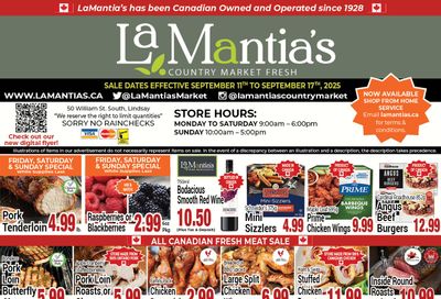 LaMantia's Flyer September 11 to 17
