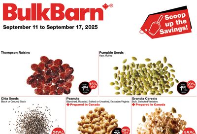 Bulk Barn Flyer September 11 to 17