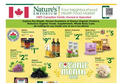 Nature's Emporium Bi-Weekly Flyer September 11 to 24
