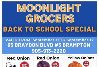 Moonlight Grocers Flyer September 11 to 17