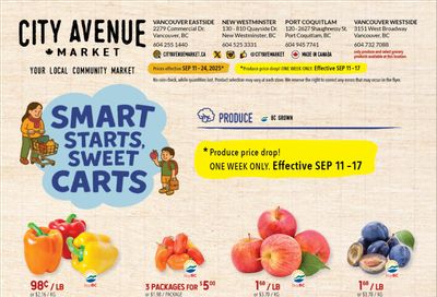 City Avenue Market Flyer September 11 to 24