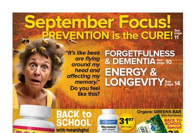 Community Natural Foods Flyer September 5 to 30